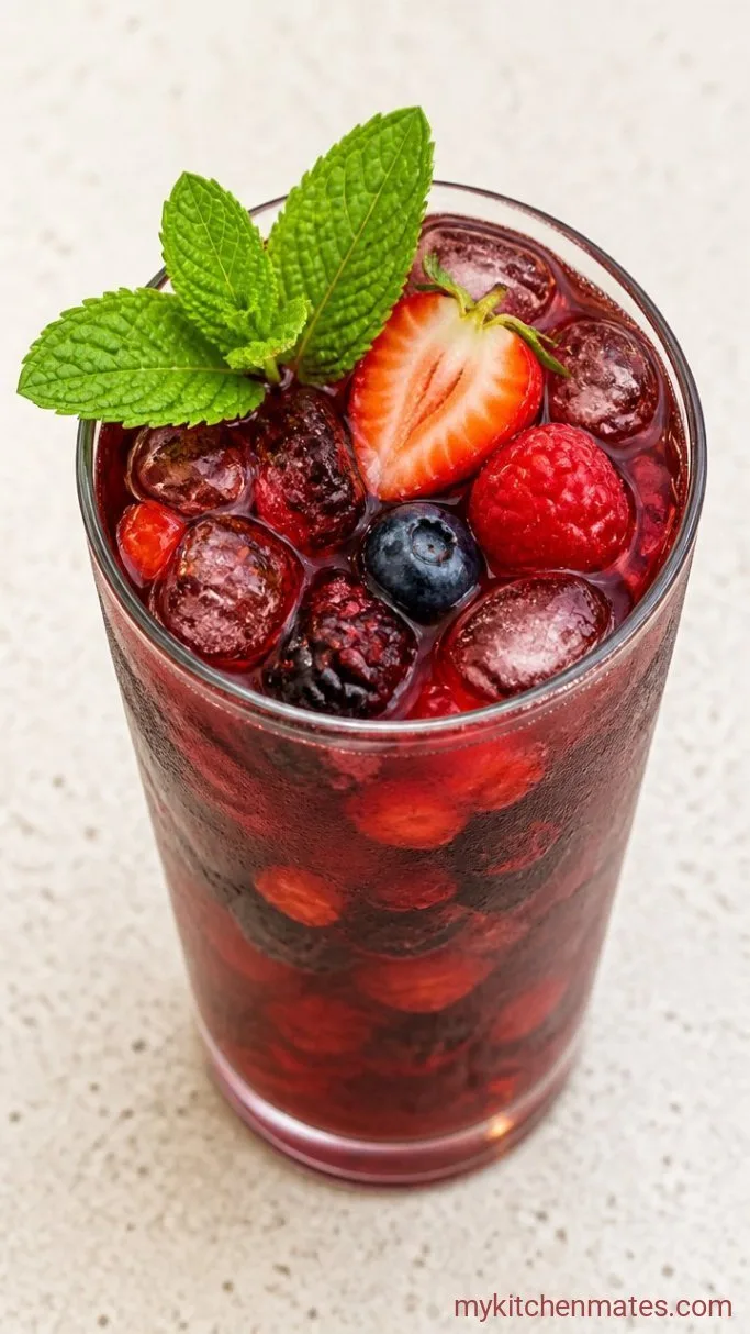 3-Ingredient Iced Fruit Tea Step 3: Pour and Serve