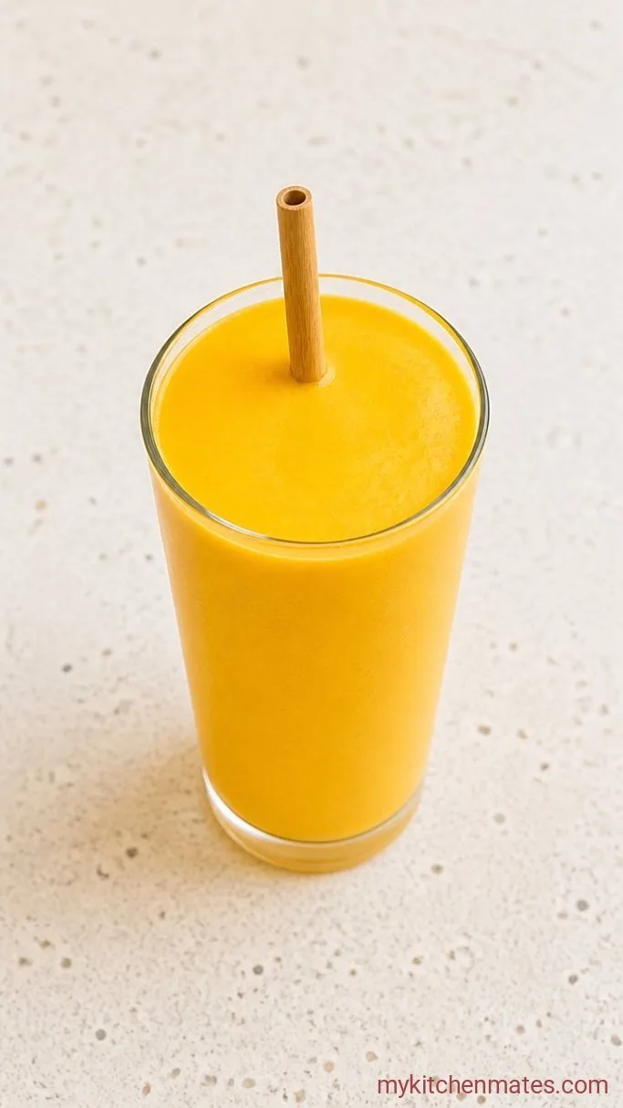 3-Ingredient Tropical Smoothie Step 3: Pour and Serve