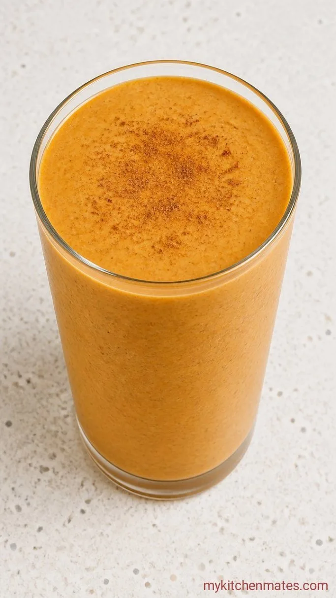 5-Minute Pumpkin Protein Shake Step 3: Pour and Serve