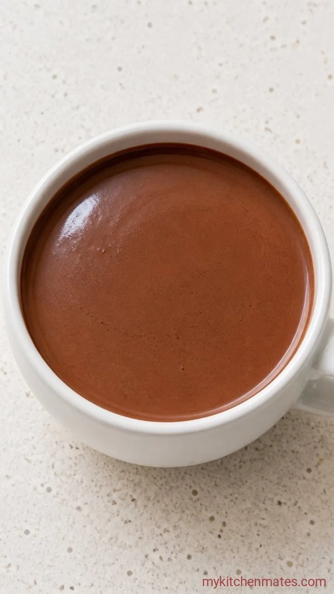 Quick 4-Ingredient Vegan Hot Chocolate Step 3: Pour and Serve