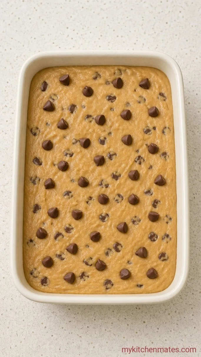 Step 3: Pour and Top the Batter
