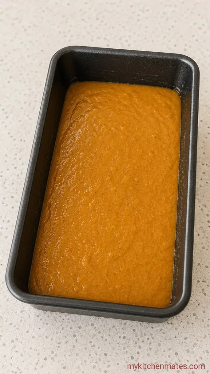 Moist One-Bowl Paleo Pumpkin Bread Step 3: Pour into the Pan