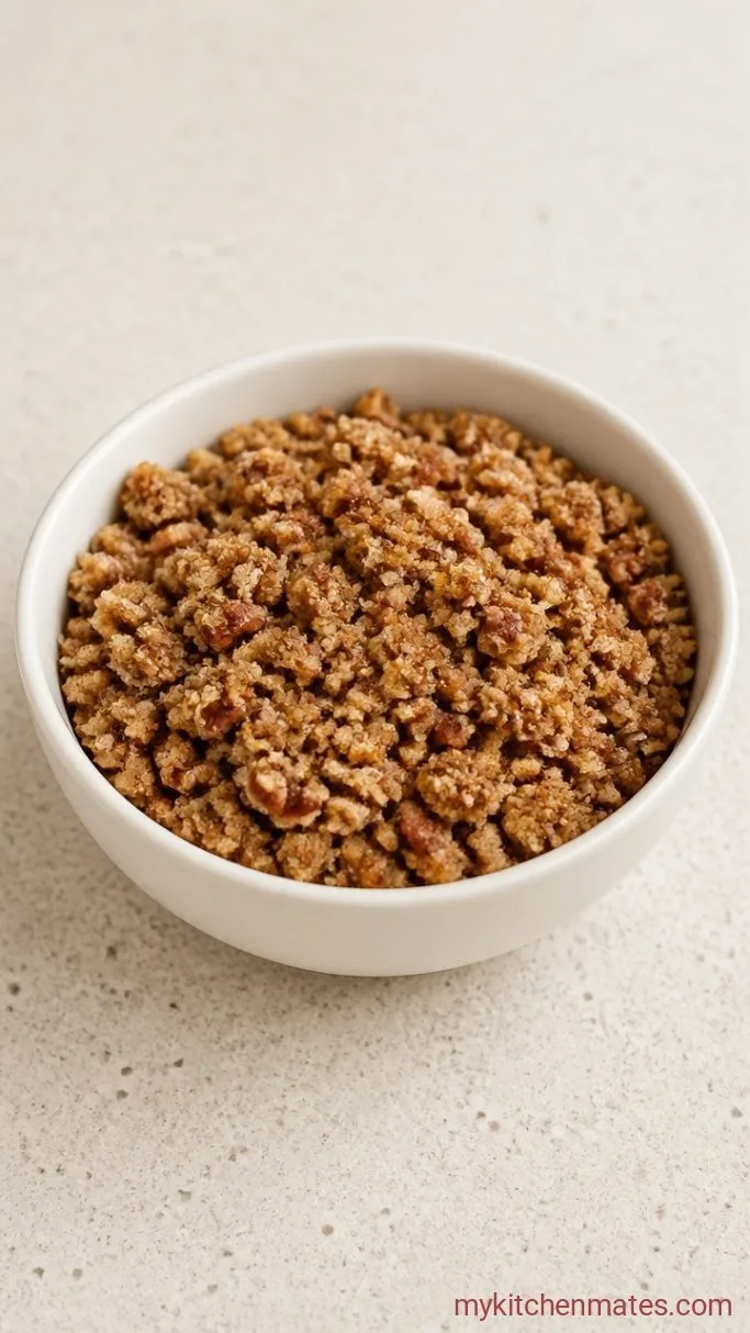 Classic Sweet Potato Casserole with Toasted Marshmallows Step 3: Prepare the Streusel Topping