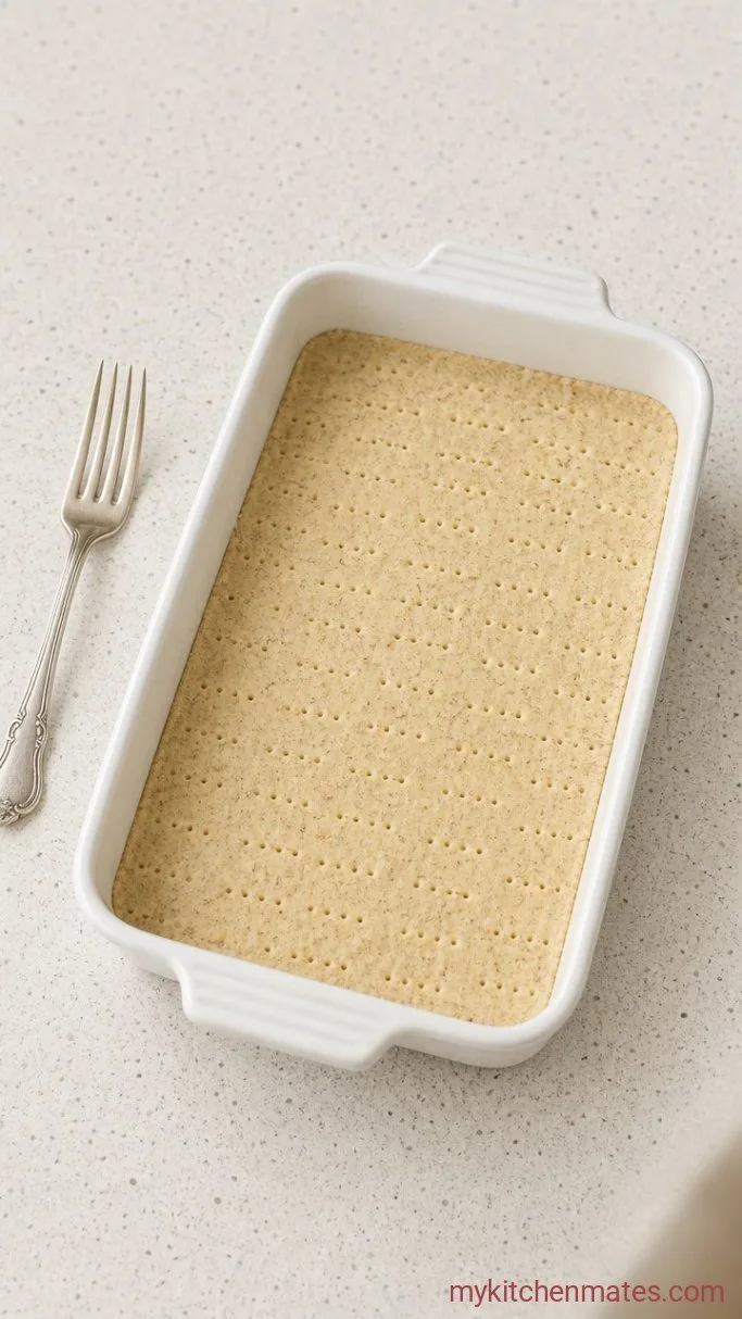 Step 3: Press and Prick the Dough