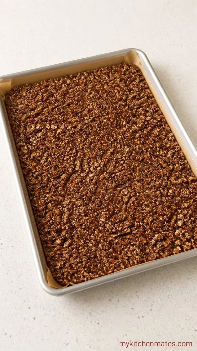 Step 3: Press the Granola and Bake
