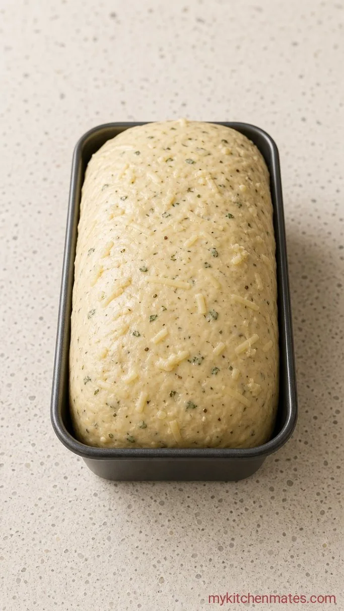 Fluffy Italian Herb and Cheese Bread (From Scratch) Step 3: Proof the Loaf