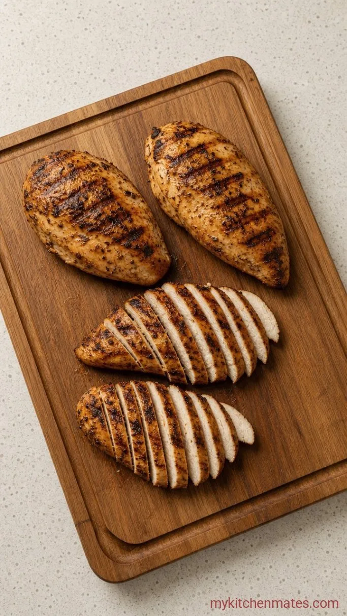 Step 3: Rest and Slice the Chicken