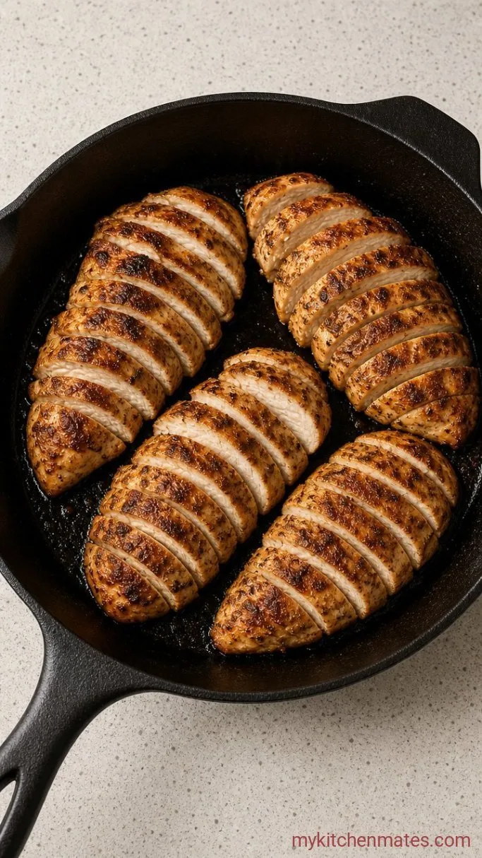 Juicy Lemon Herb Marinated Chicken Breasts Step 3: Rest, Slice, and Serve