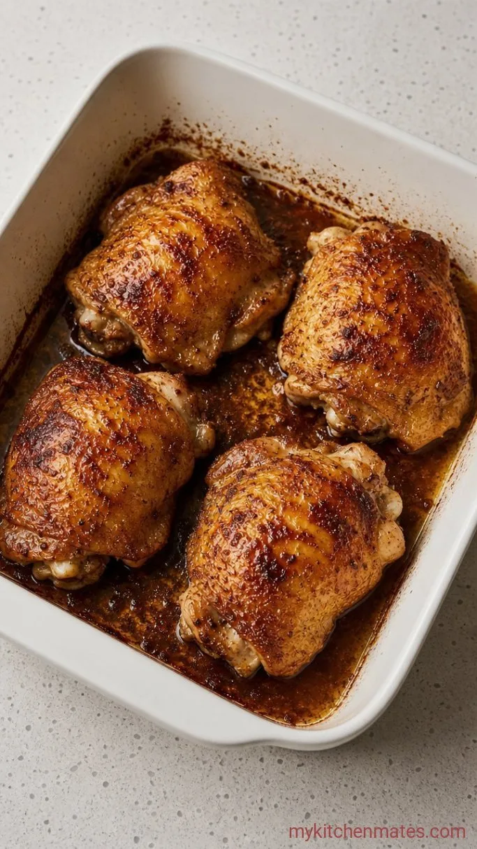 Easy Oven-Baked Jerk Chicken (Sticky and Spicy) Step 3: Roast the Chicken