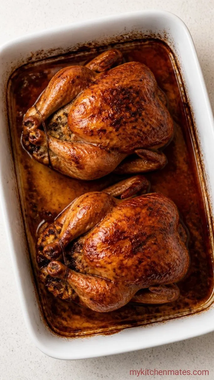 Step 3: Roast the Hens Until Golden