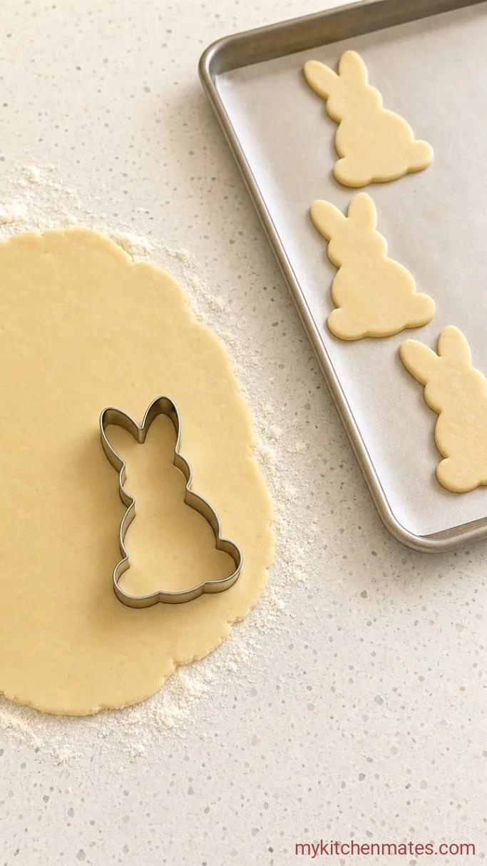 Step 3: Roll and Cut the Bunnies