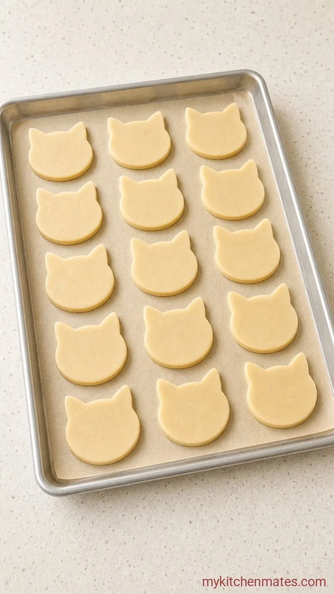 Buttery Cat Sugar Cookies That Hold Their Shape Step 3: Roll and Cut the Cookies