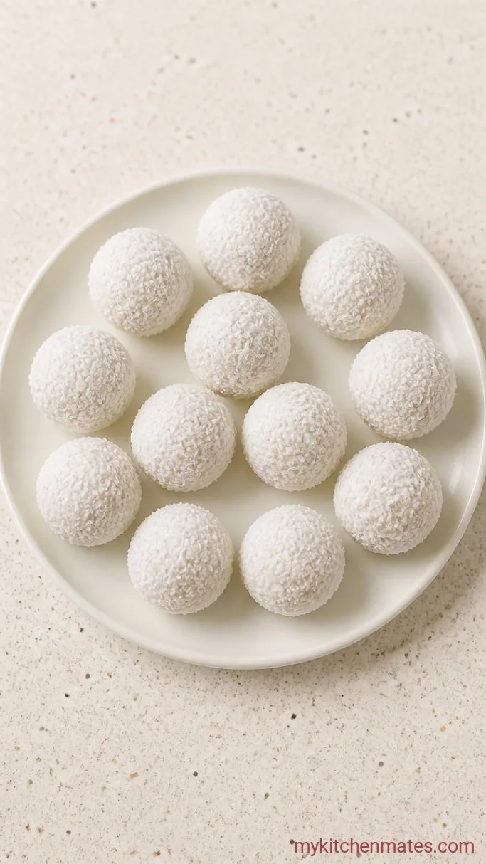 Step 3: Roll in Coconut and Serve