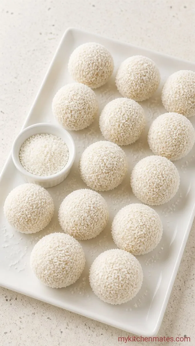 Step 3: Roll in Coconut