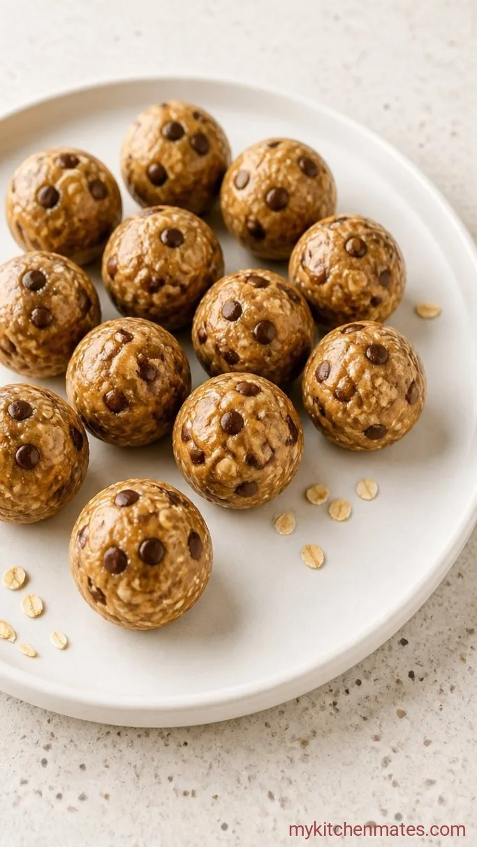 5-Ingredient Gluten Free Protein Balls Step 3: Roll Into Balls