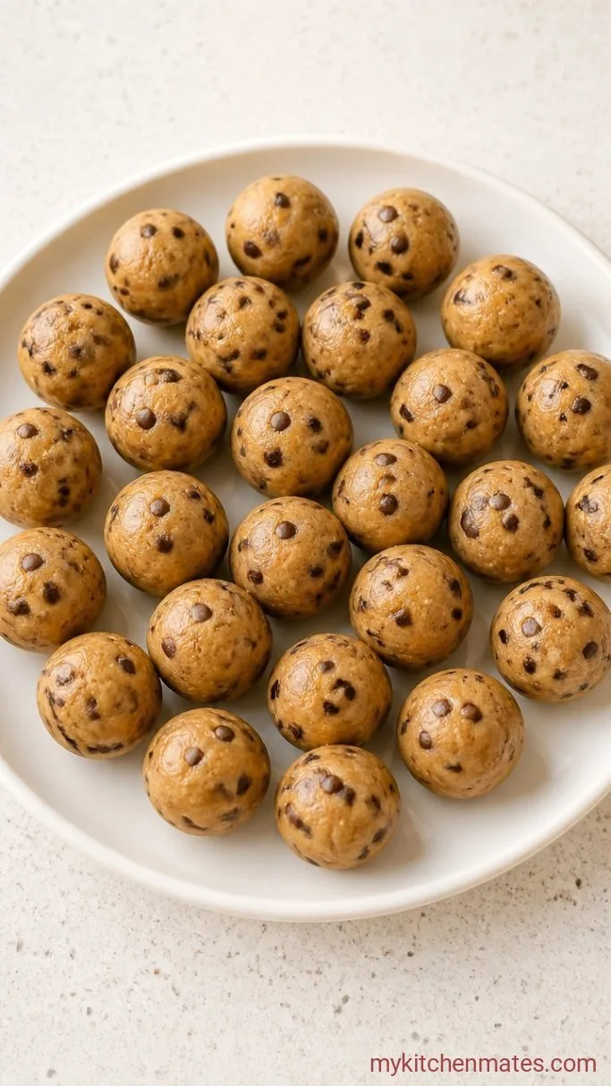 5-Ingredient Peanut Butter Protein Balls Step 3: Roll Into Balls