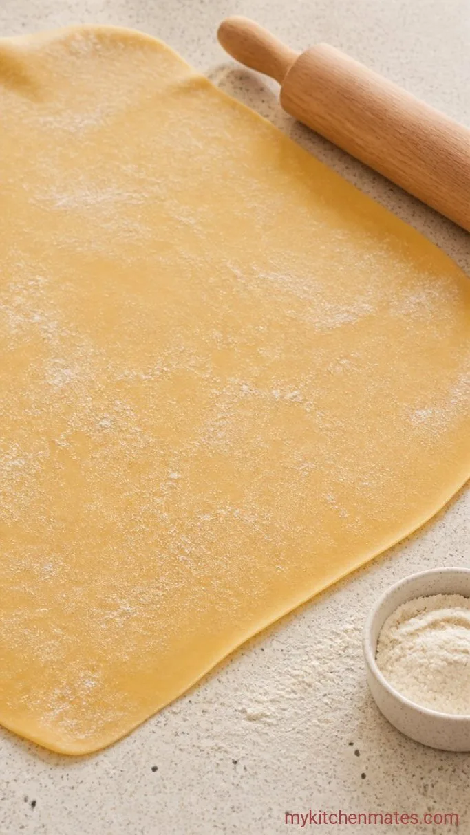 Step 3: Roll Out the Pasta Sheets