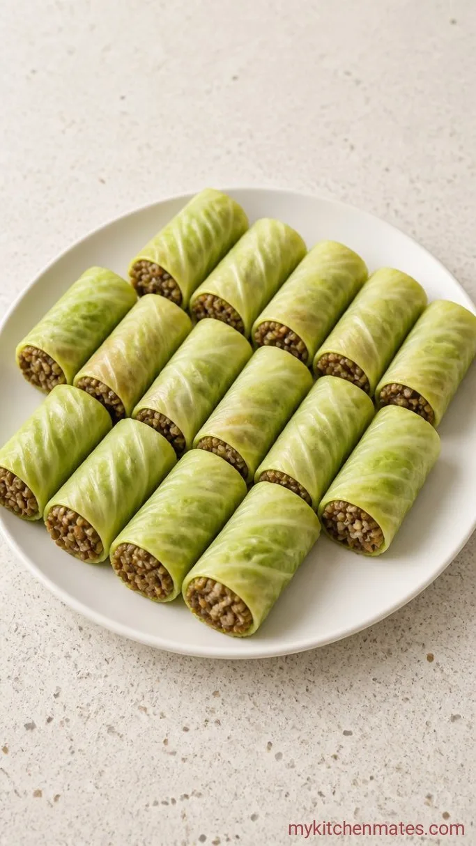 Step 3: Roll the Cabbage Leaves