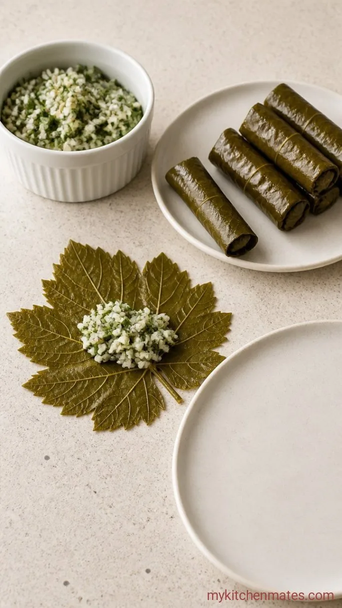 Step 3: Roll the Dolmas