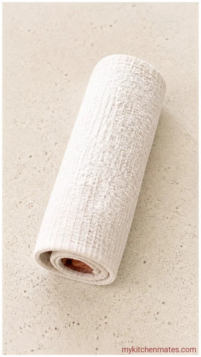 Foolproof Chocolate Roll Cake with Whipped Cream Step 3: Roll the Warm Cake