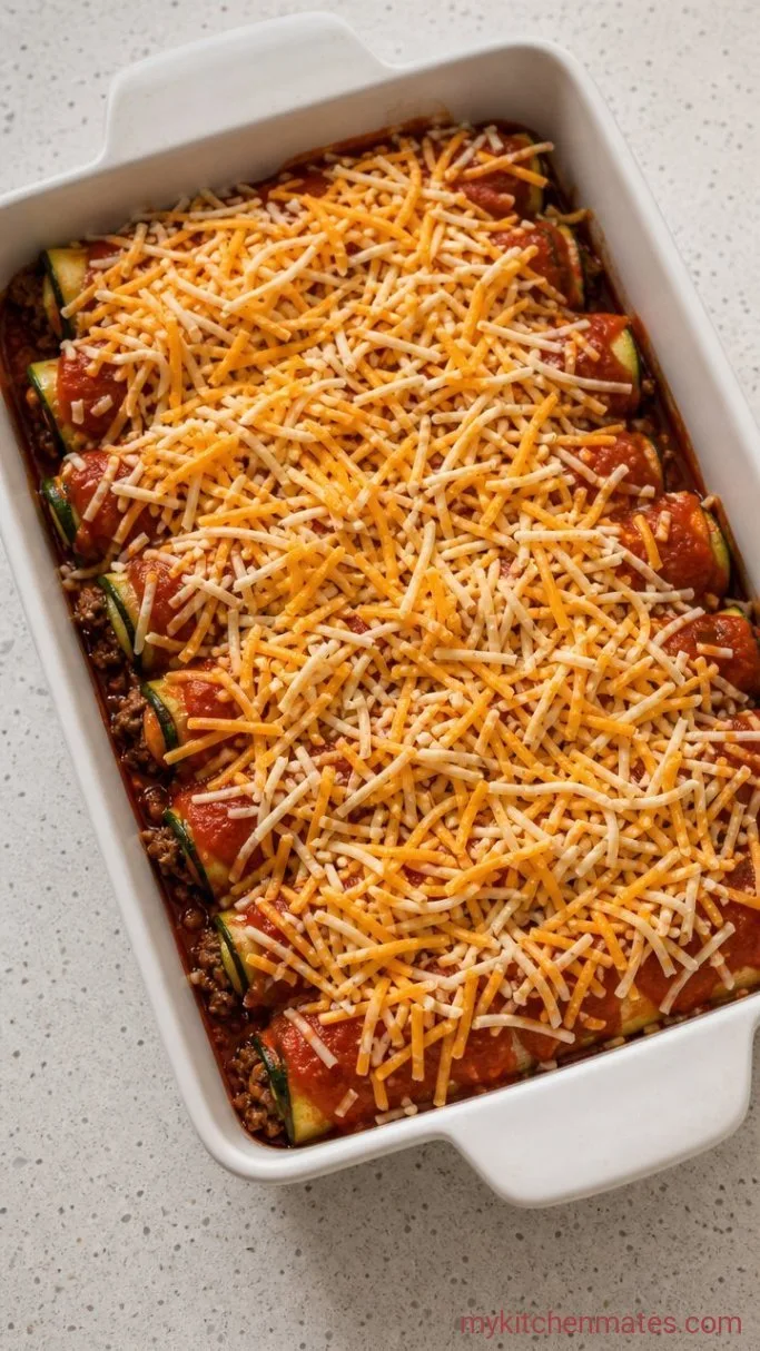 Step 3: Roll the Zucchini Enchiladas