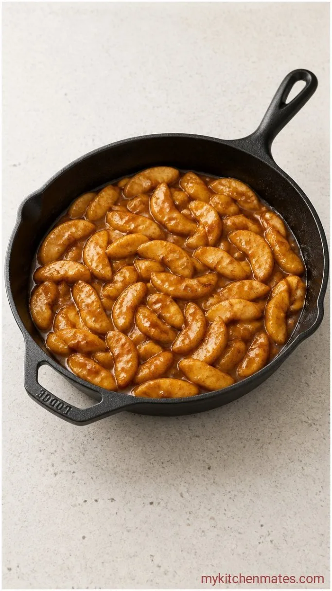 Salted Caramel Apple Pie Step 3: Sauté the Apple Filling