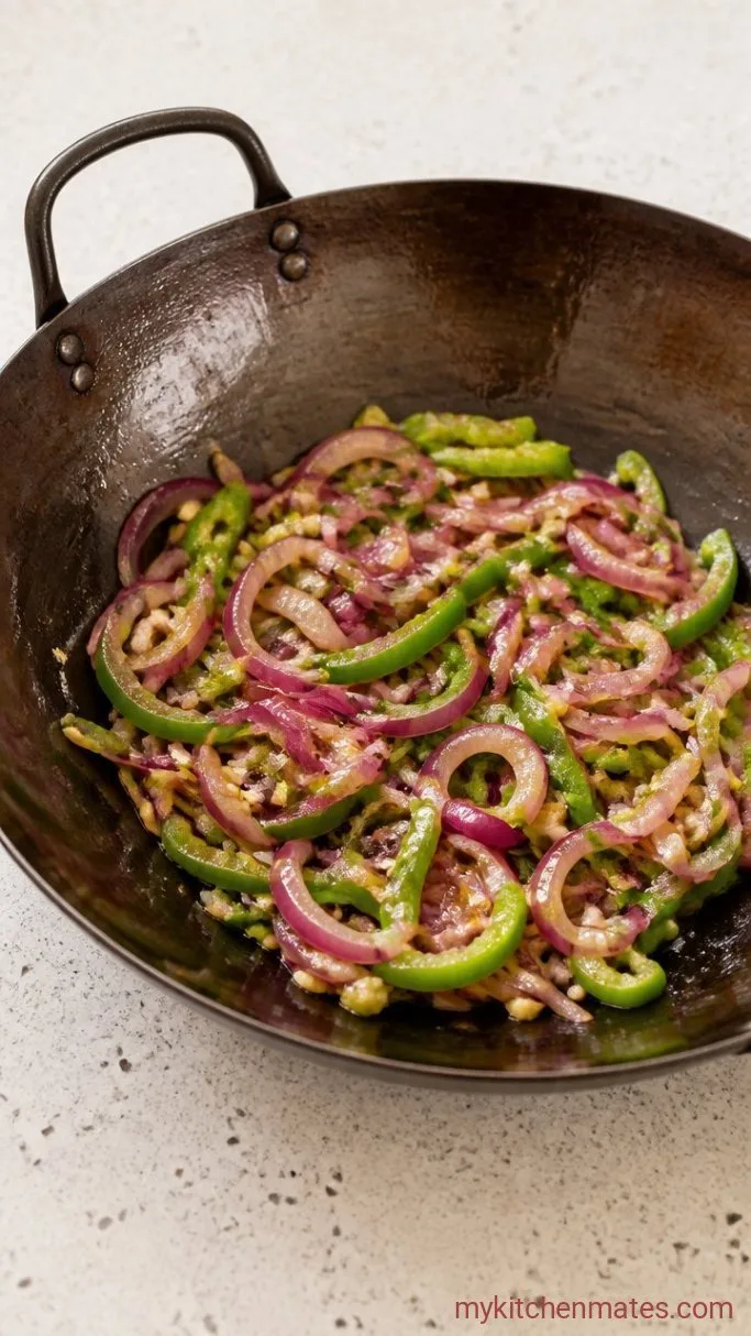 Step 3: Sauté the Aromatics and Veggies
