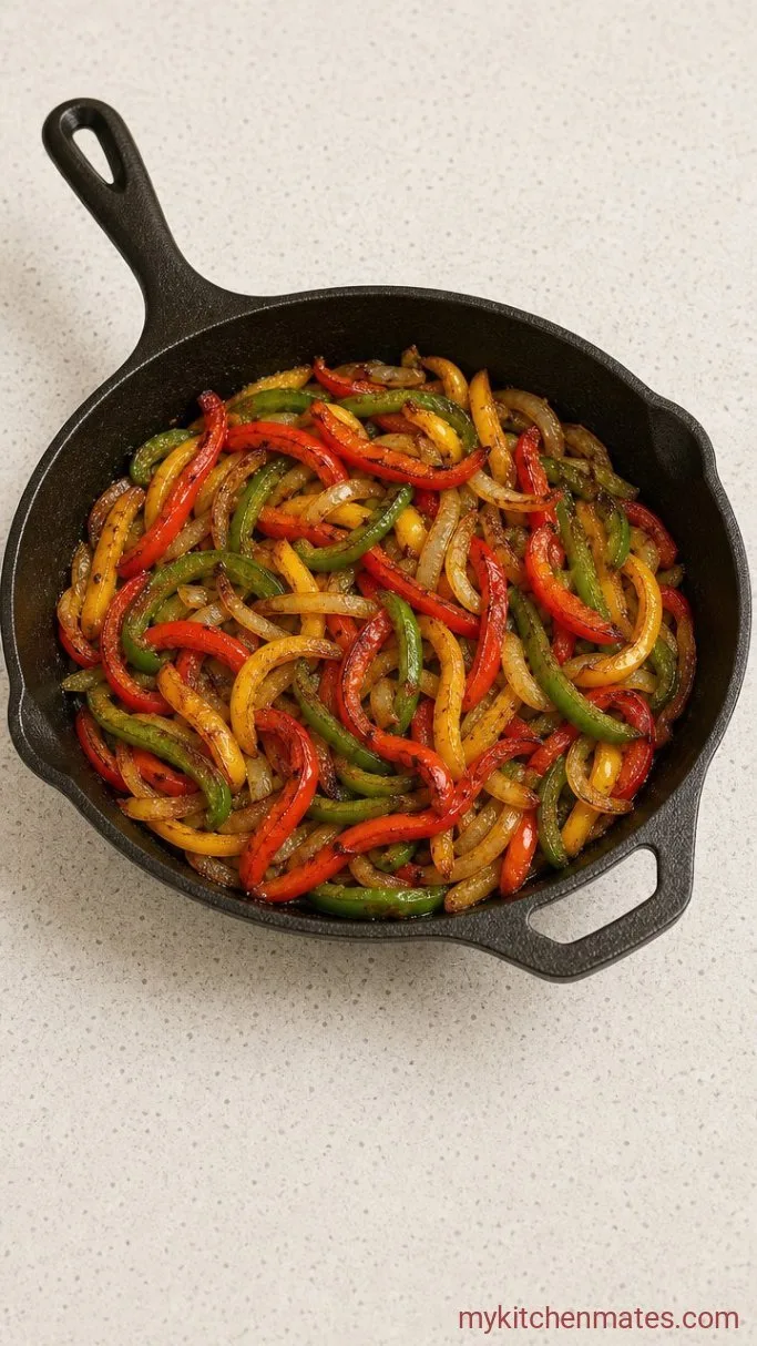 Step 3: Sauté the Peppers and Onion