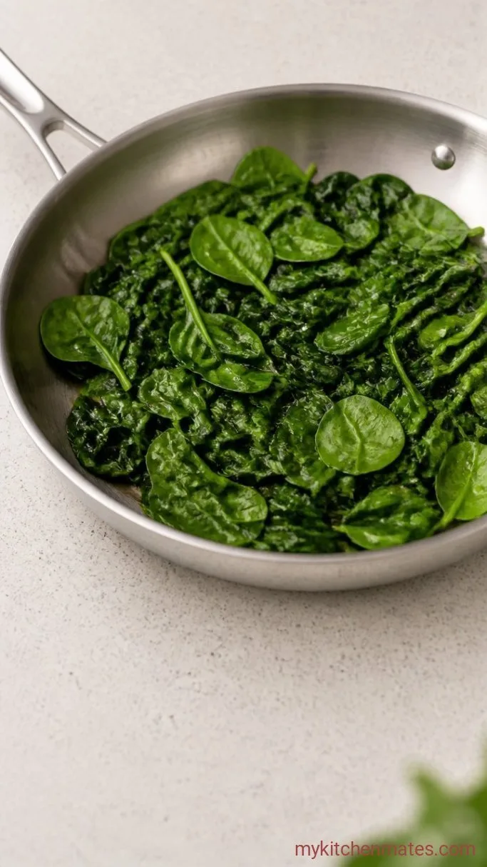 Step 3: Sauté the Spinach
