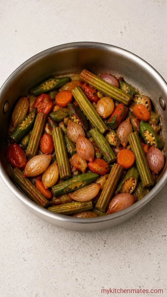 Traditional Sambar (South Indian Lentil Stew) Step 3: Sauté the Vegetables