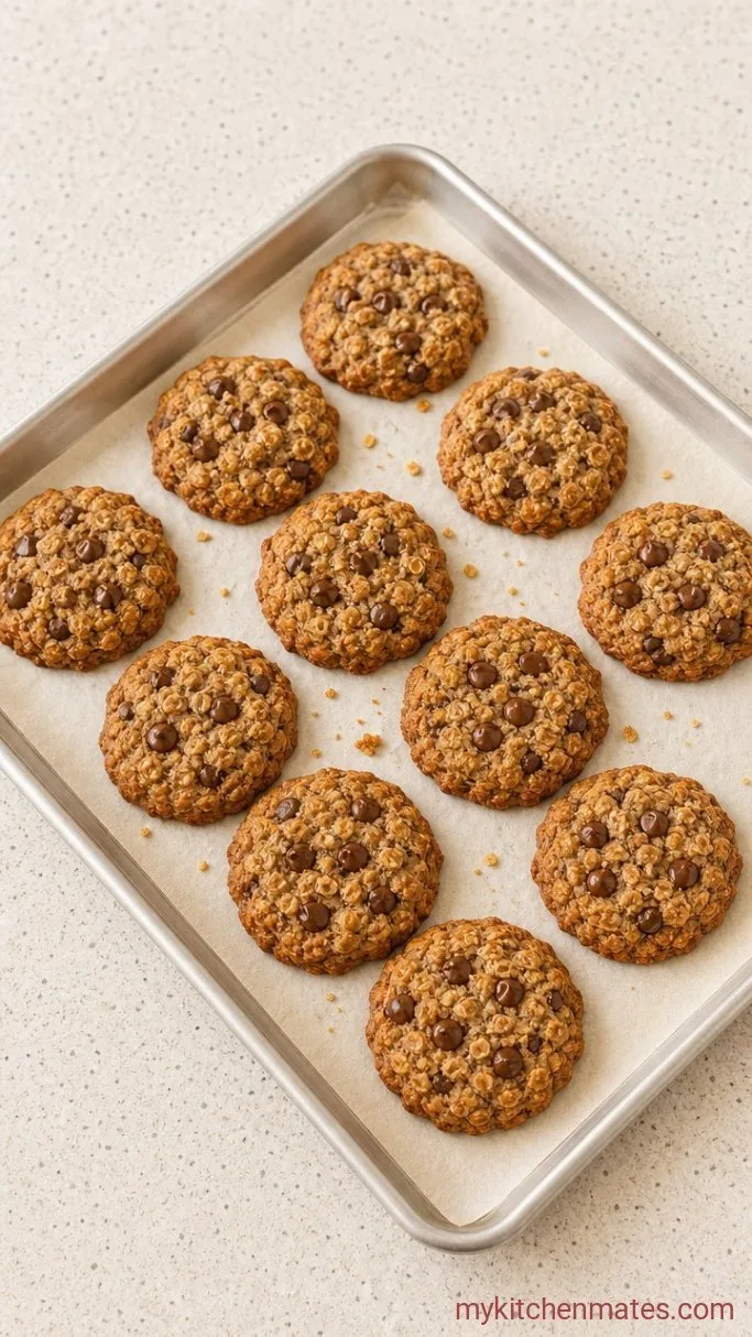 3 Ingredient Oatmeal Cookies (Ready in 15 Minutes) Step 3: Scoop and Bake the Cookies