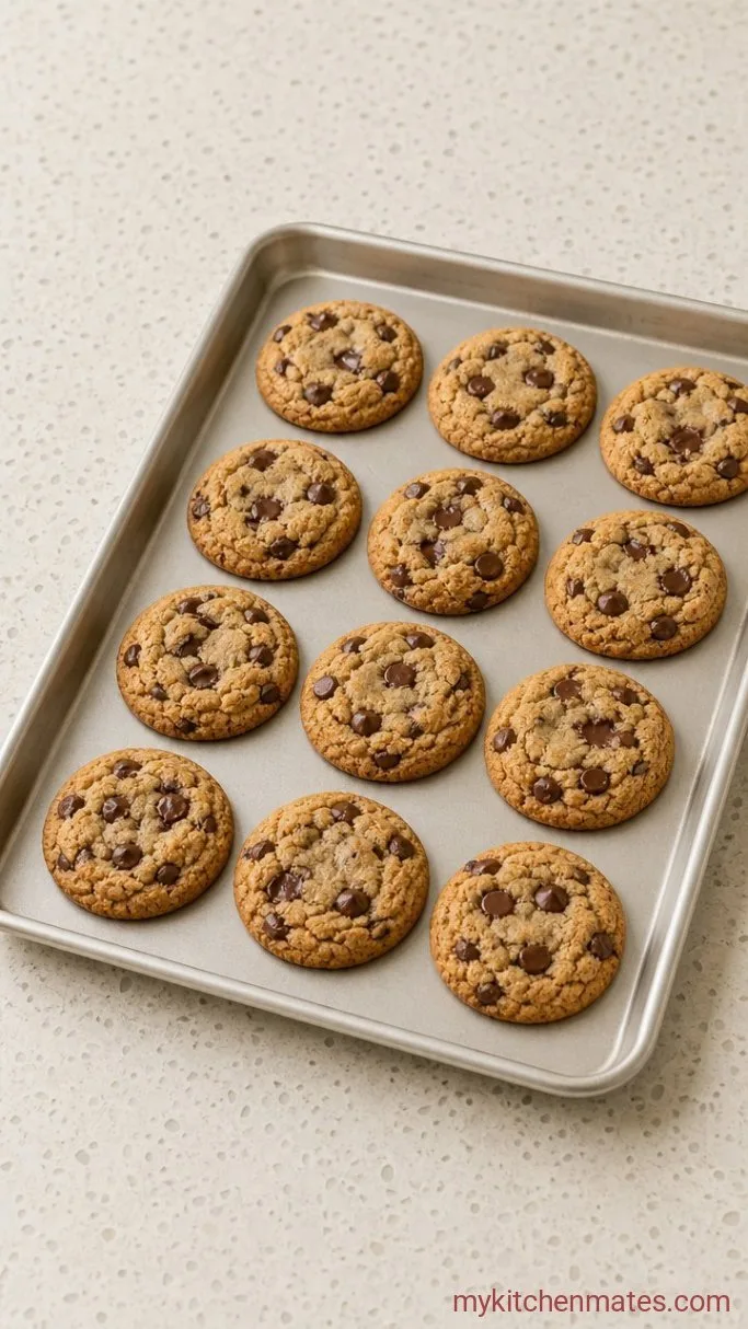 Chewy Flourless Chickpea Chocolate Chip Cookies Step 3: Scoop and Bake