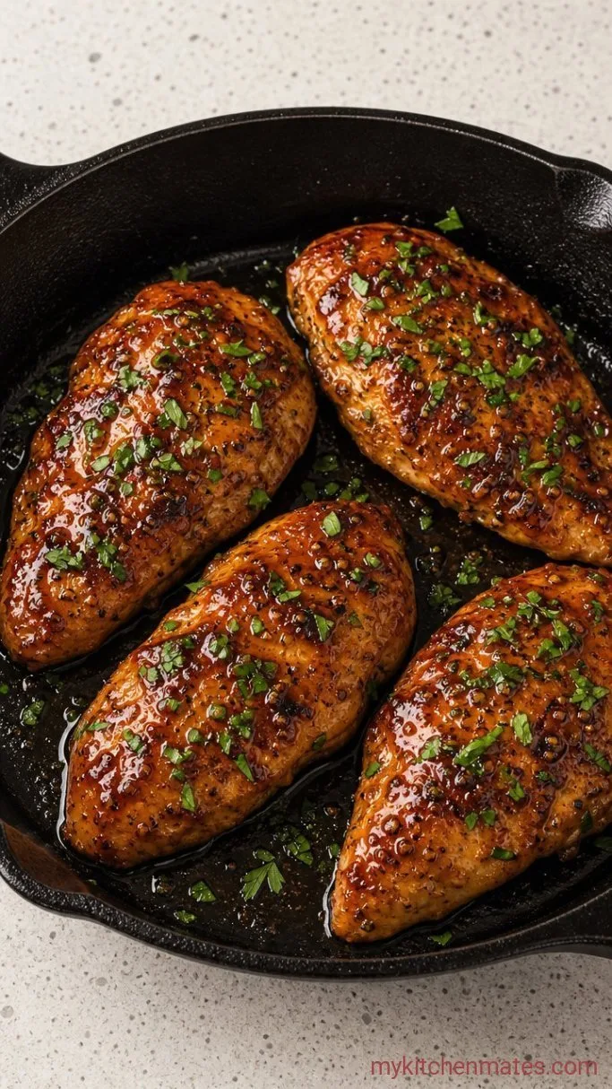 Step 3: Sear and Glaze the Chicken