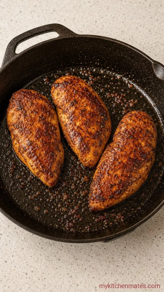 Quick 4-Ingredient Chicken Taco Marinade Step 3: Sear the Chicken