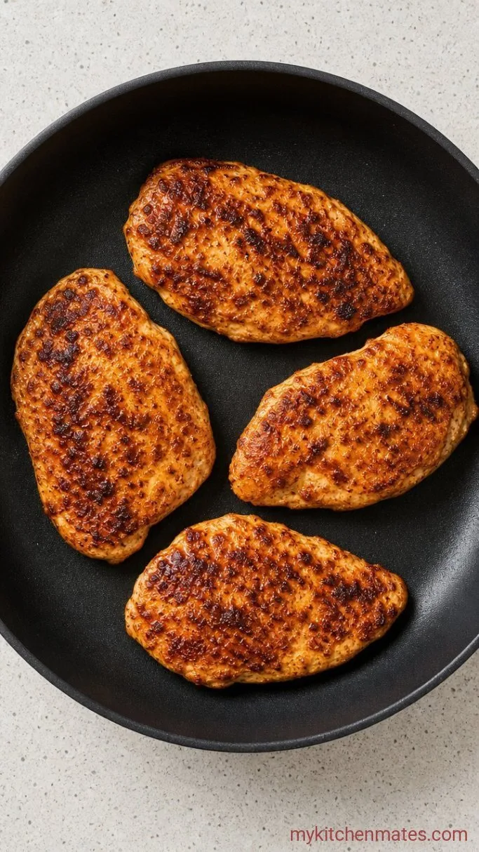 High-Protein Chipotle Chicken Bowl Step 3: Sear the Chicken