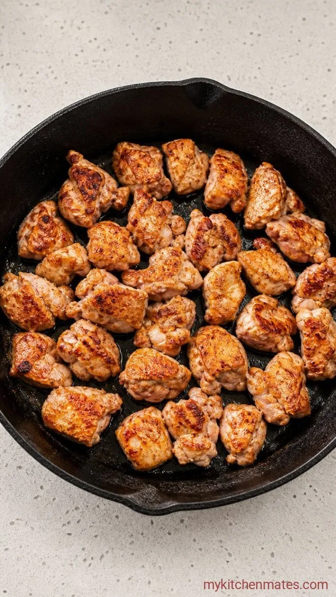 25-Minute Sticky Gochujang Chicken Bowls Step 3: Sear the Chicken