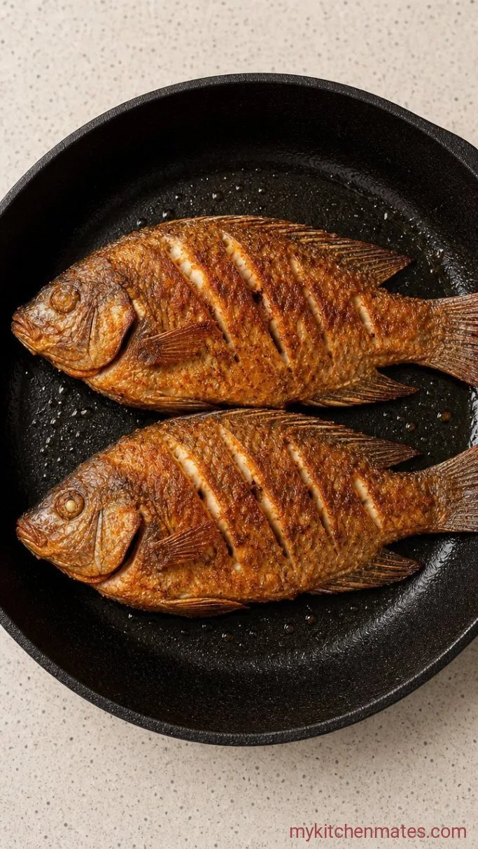 Step 3: Season and Fry the Tilapia