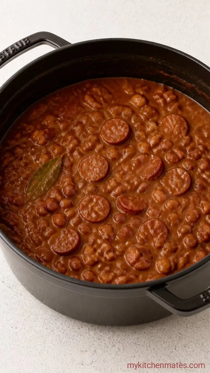 Slow-Simmered Red Beans and Rice Step 3: Season and Thicken the Beans