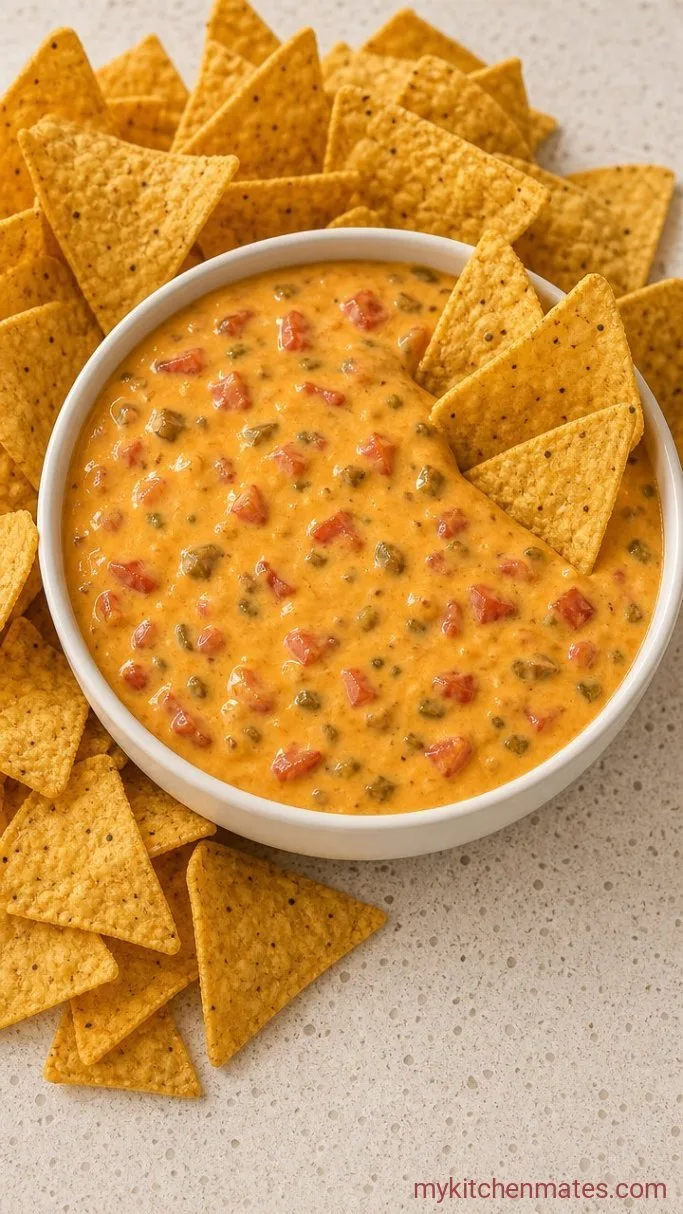 Creamy Crockpot Queso Dip Step 3: Serve the Queso Dip