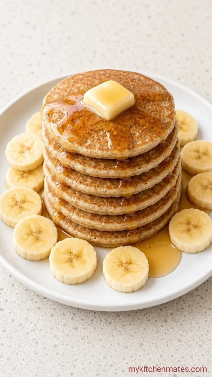 3-Ingredient Banana Oatmeal Pancakes Step 3: Serve Them Up