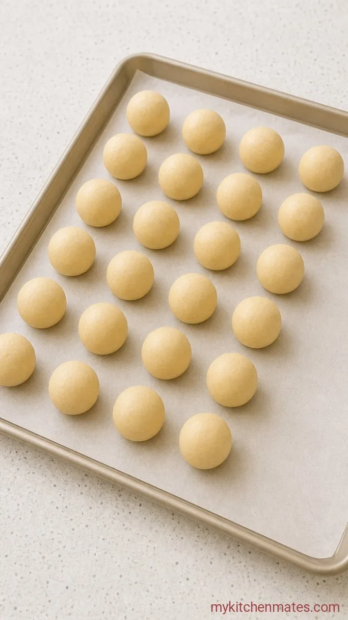 Homemade Vanilla Cake Pops (From Scratch) Step 3: Shape and Chill the Cake Balls