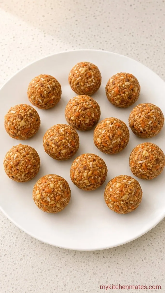 15-Minute No-Bake Carrot Cake Bites Step 3: Shape the Bites