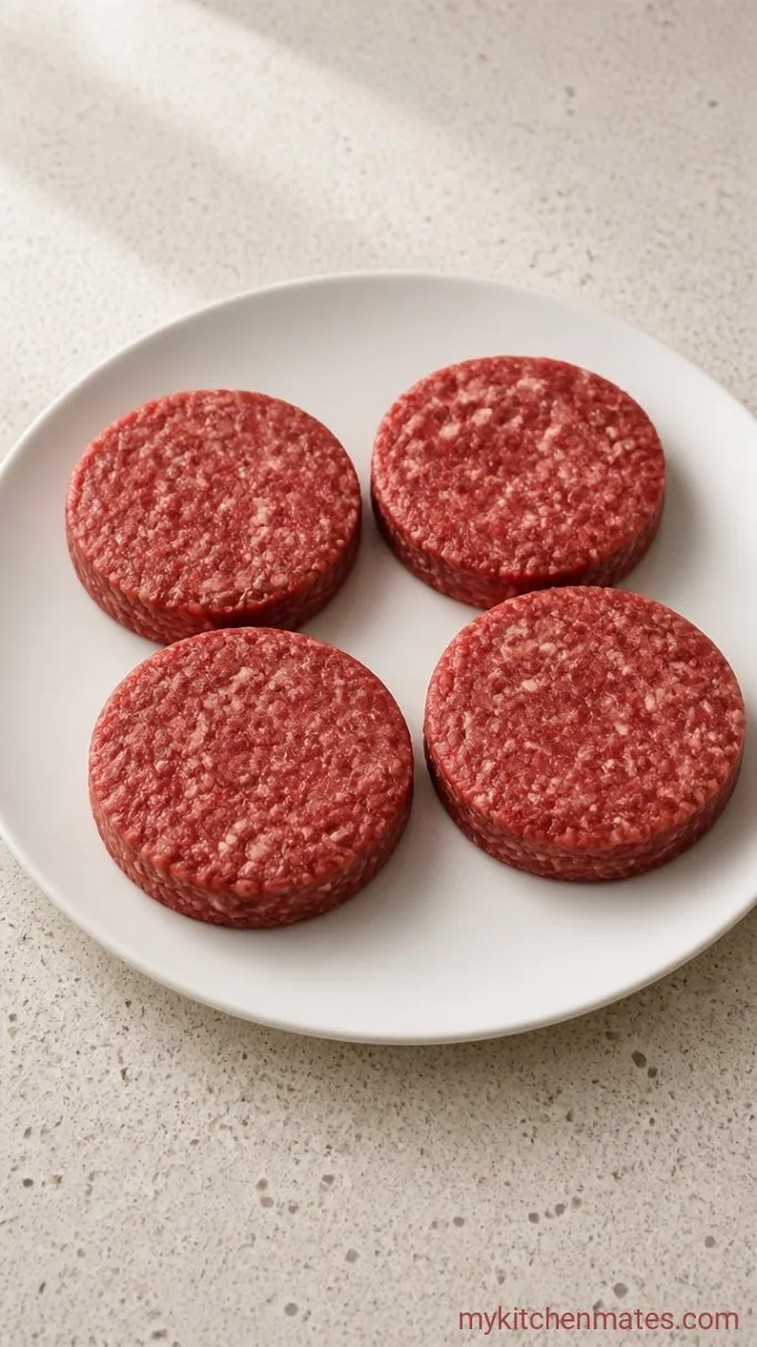 30-Minute Chili Cheese Burger Step 3: Shape the Burger Patties