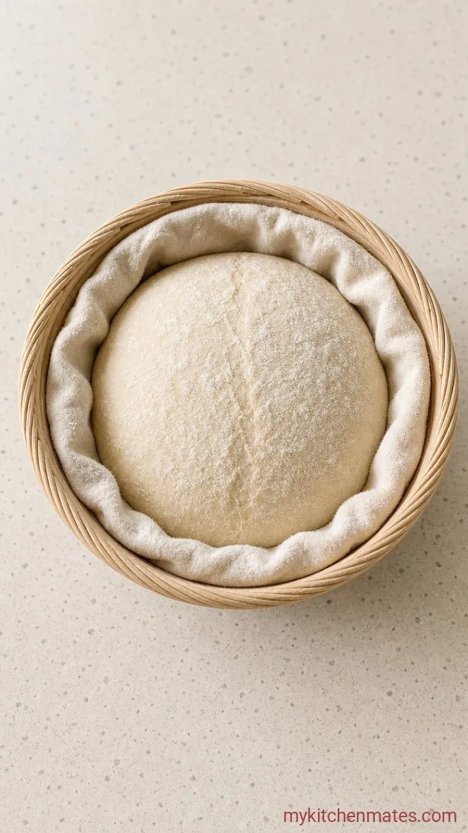 Simple No-Knead Farmhouse On Boone Sourdough Bread Step 3: Shape the Loaf