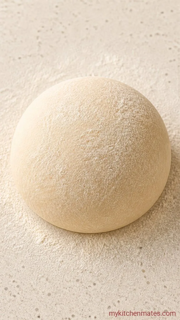 Painted Sourdough Bread with Flour Paste Designs Step 3: Shape the Loaf