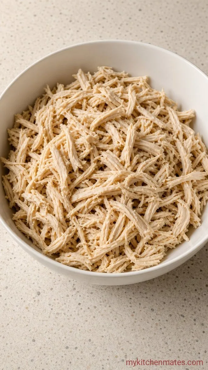 20-Minute Juicy Shredded Chicken Breast Step 3: Shred the Chicken