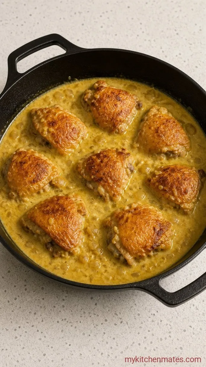 30-Minute Coconut Milk Chicken Step 3: Simmer in Coconut Milk