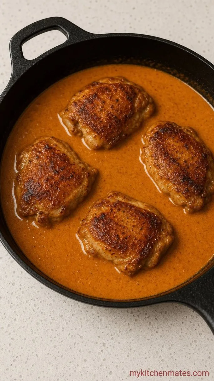 Step 3: Simmer in Coconut Sauce