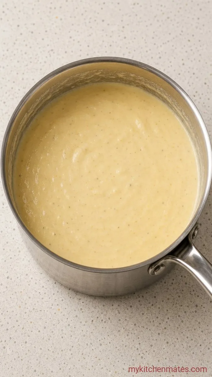 Step 3: Simmer the Alfredo Sauce