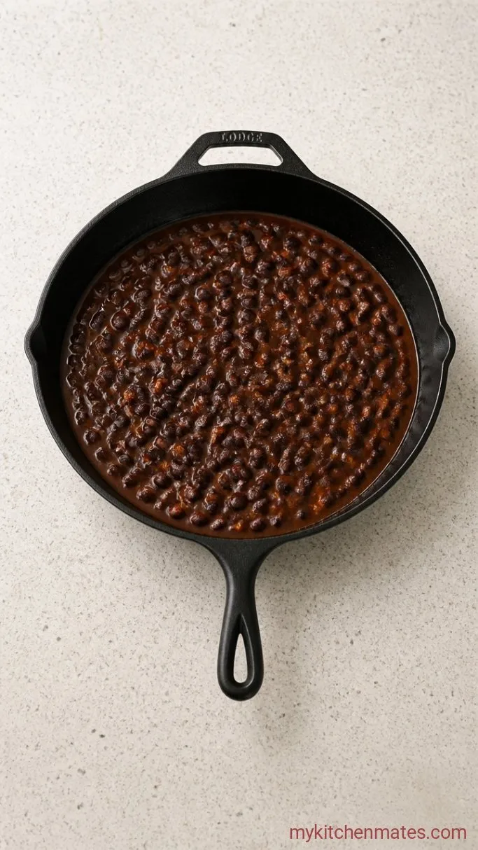 Mexican Black Beans in 20 Minutes Step 3: Simmer the Beans